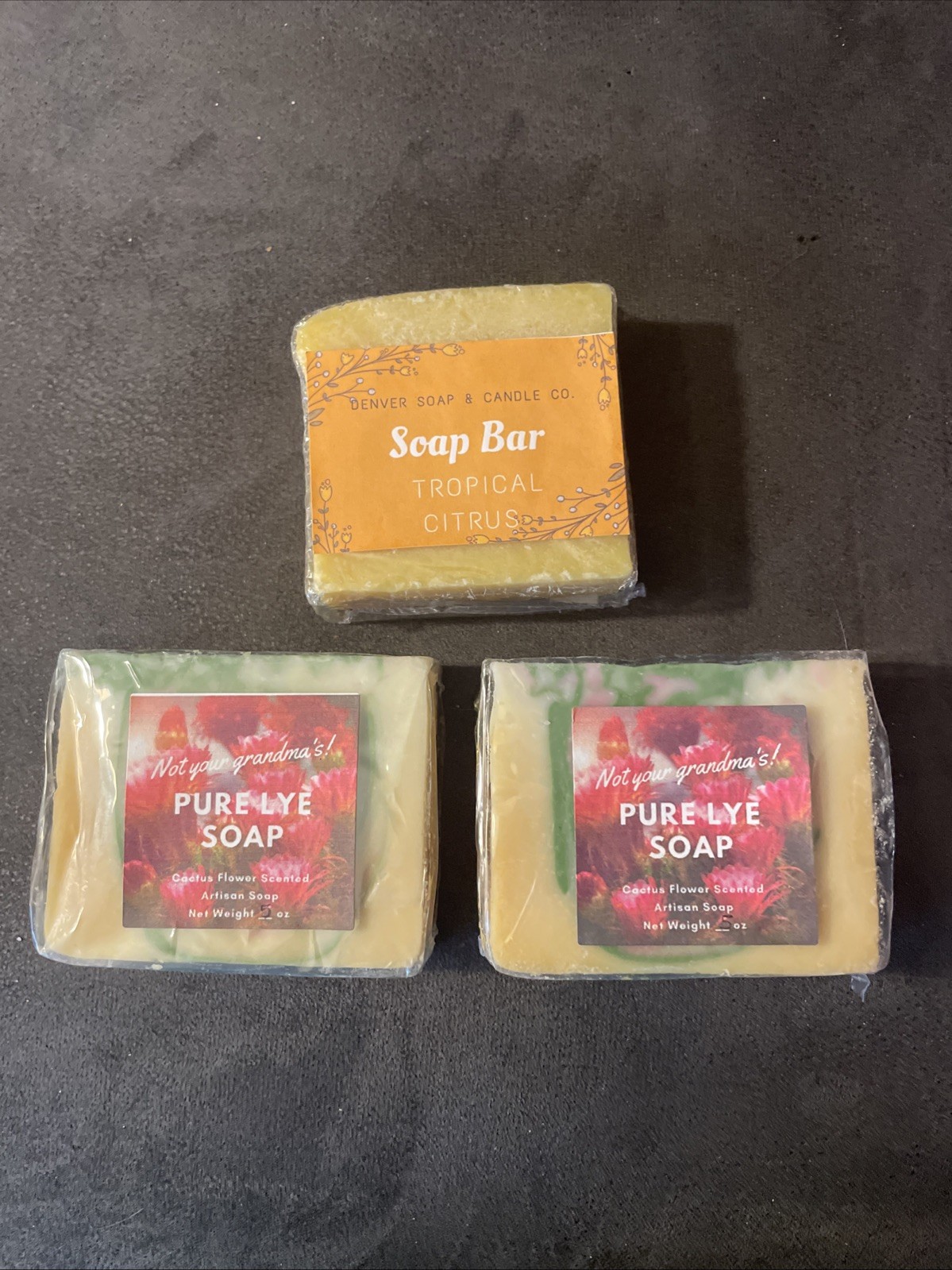 (3), 2,Pure Lye & 1, Tropical Citrus Soap Bar From Denver Soap & Candle Co. Read