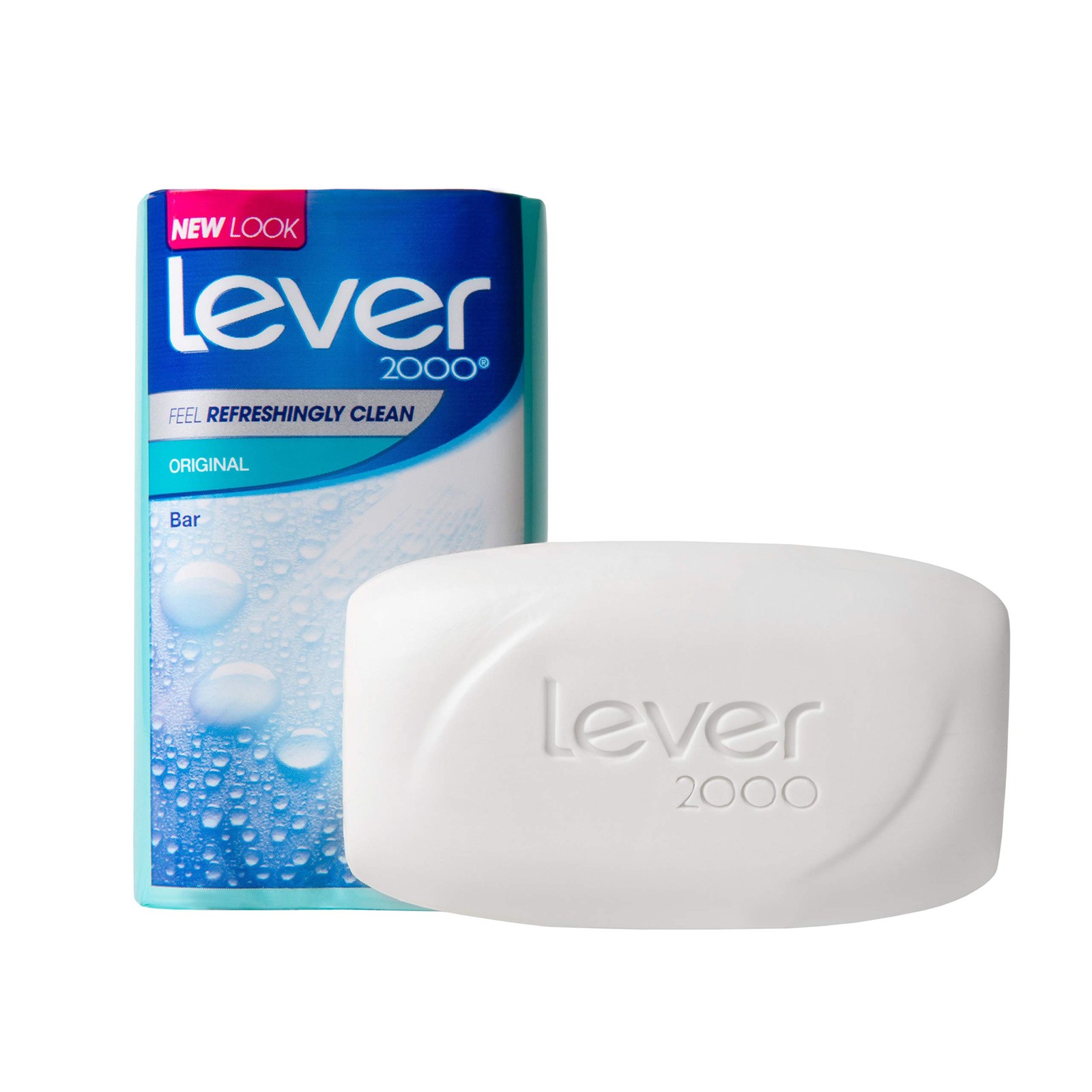 Lever 2000 Bar Soap, Original, 4 oz, 16 bar 4 Ounce (Pack of 16), White