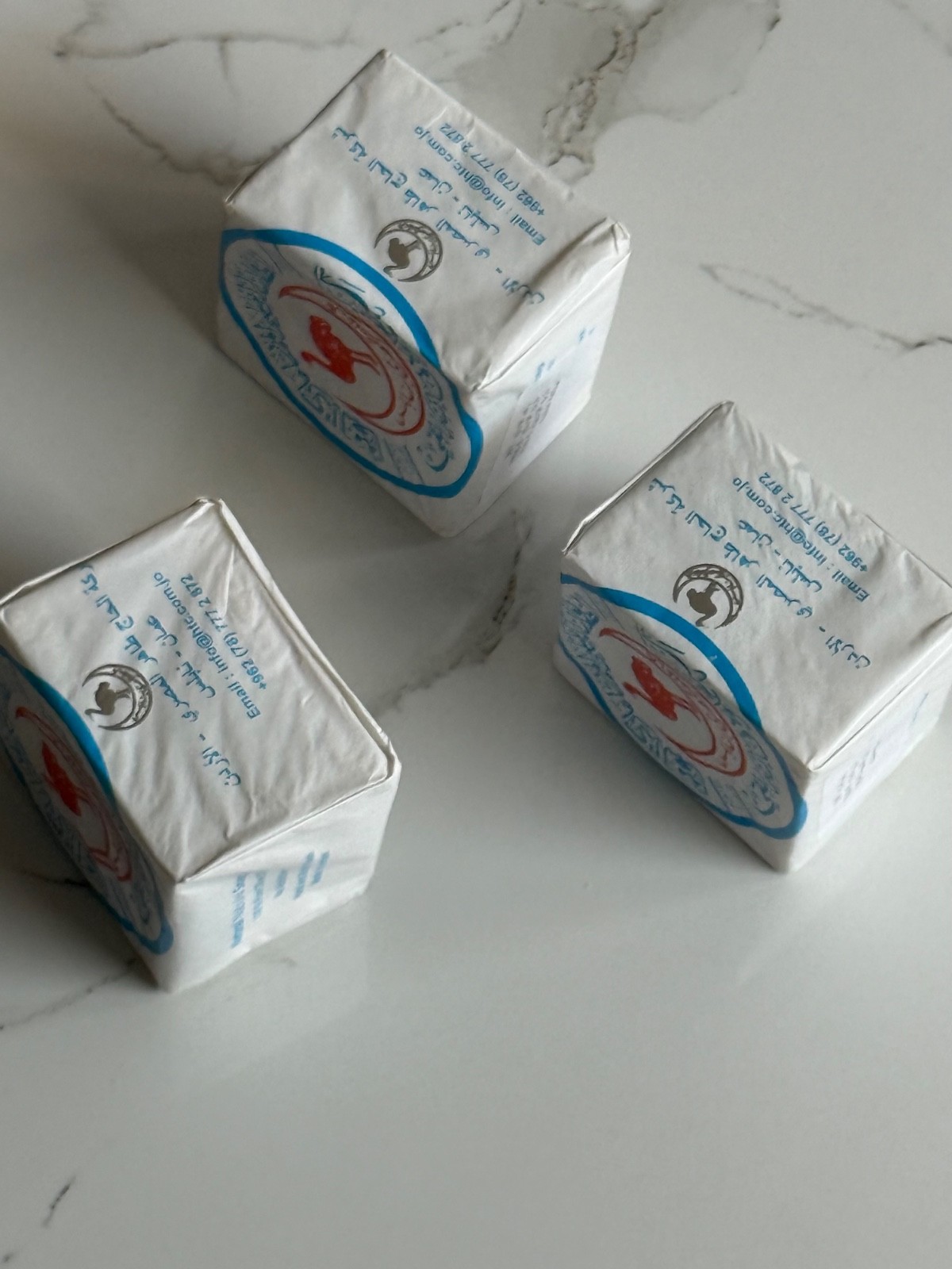 Authentic Handmade Nabulsi Olive Oil Soap 3 Bars Natural Jordan