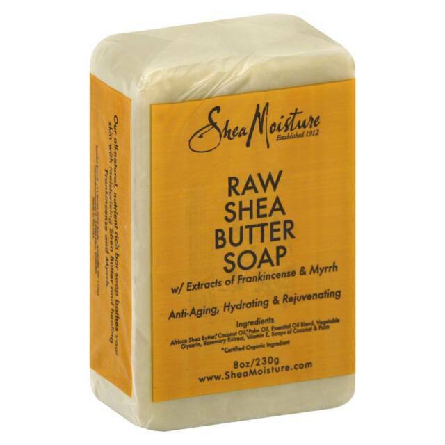 Shea Moisture Face & Body Bar With Raw Shea Butter + Frankenstein & Myrrh, 8 oz