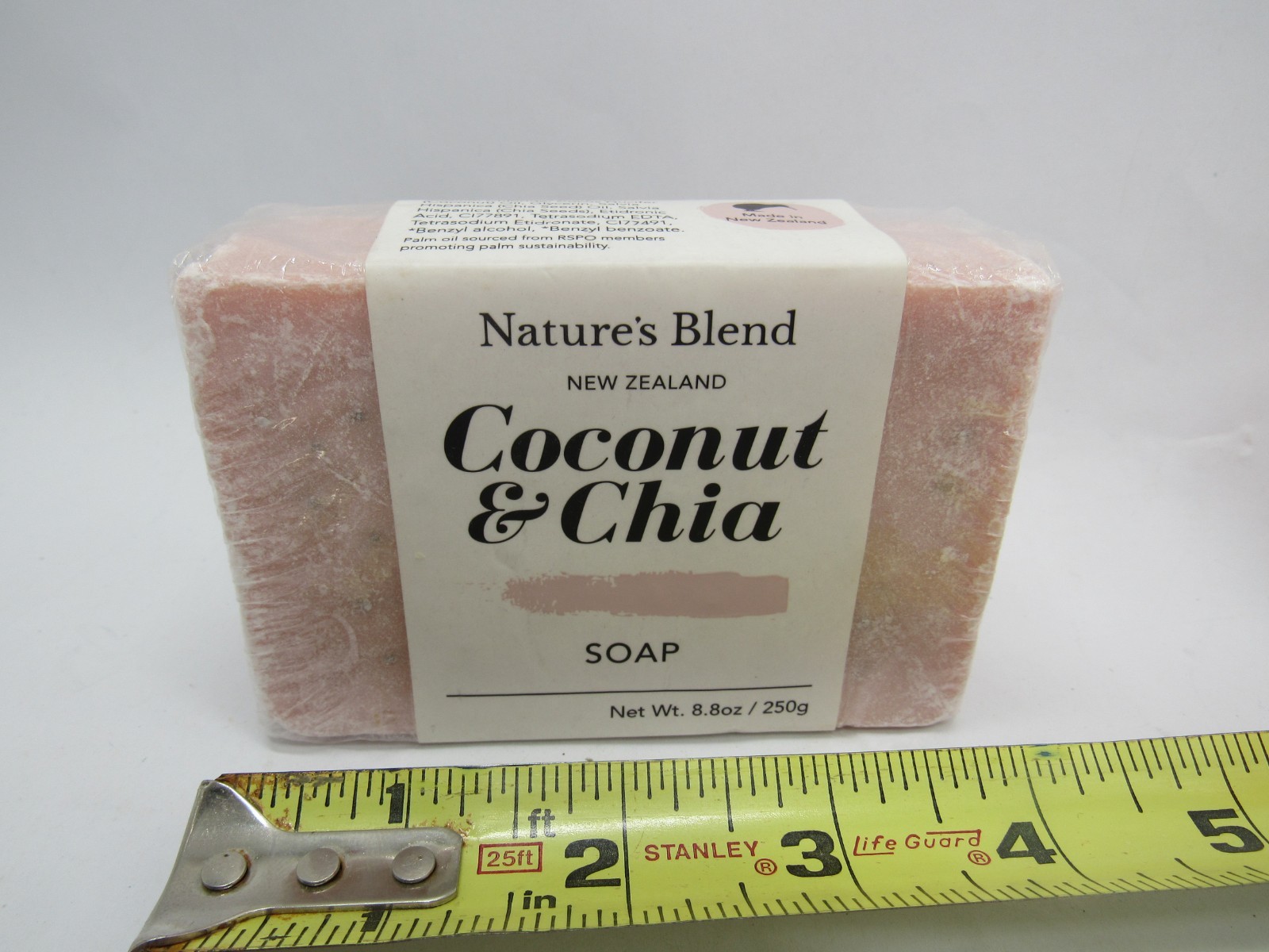Lot of 7 Specialty Bar Soaps Vanilla Bean Coconut Chia Cherry Almond Gift Set