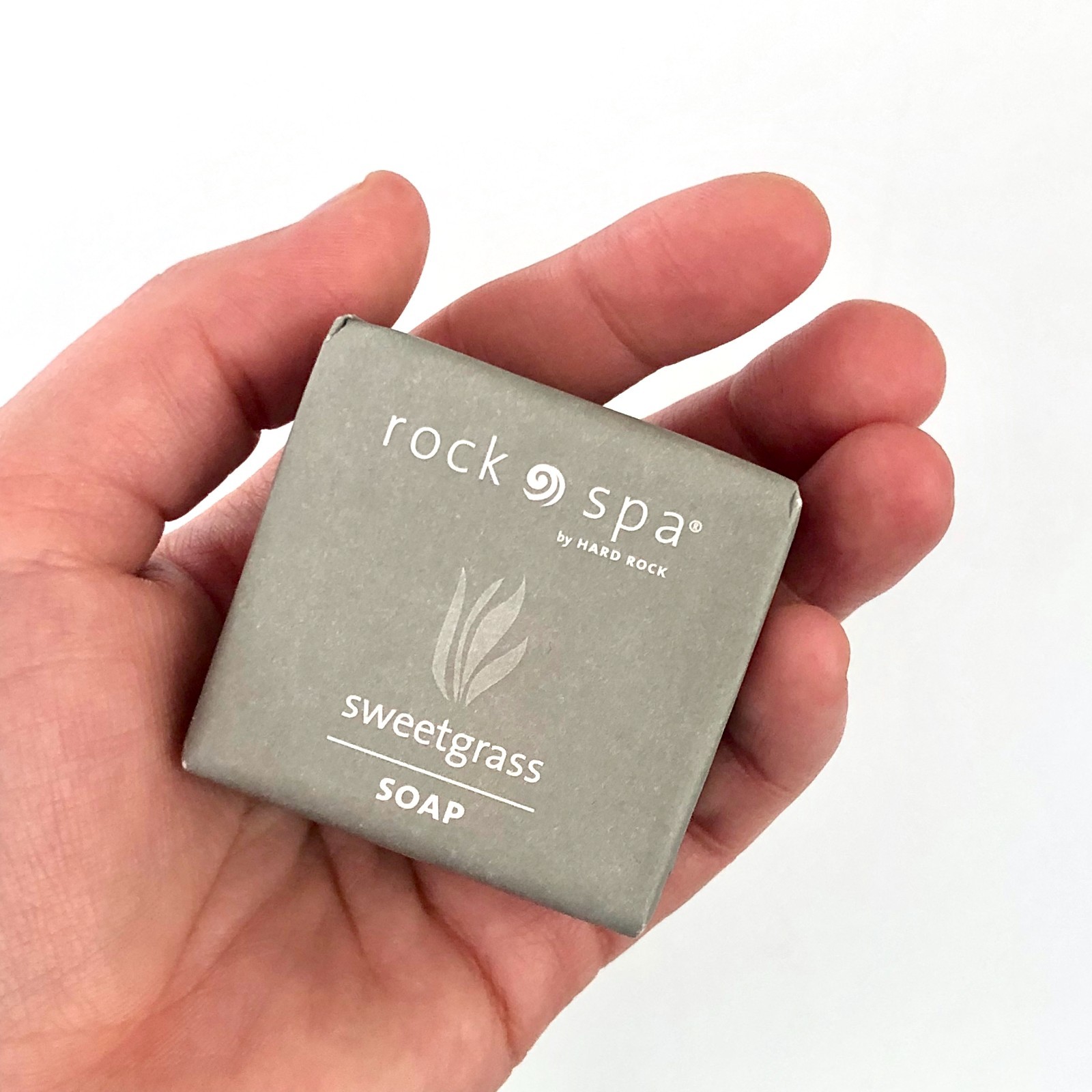 Lot of 3 Hard Rock Spa Sweetgrass Soap Travel Set 1.76 oz 50g Gray SEALED