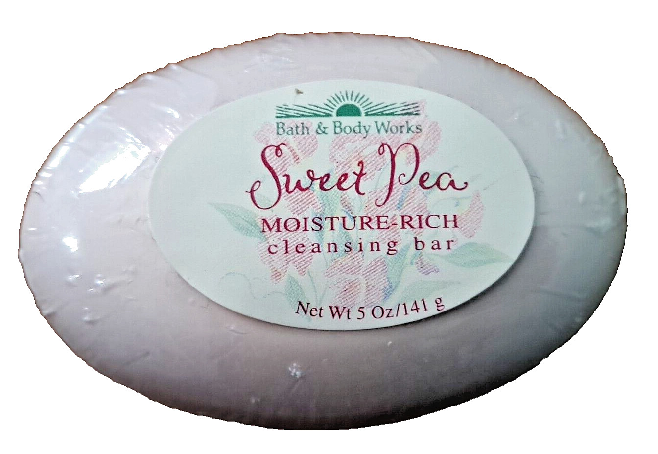 *Sealed Vintage Bath & Body Works SWEET PEA Moisture Rich Cleansing Bar