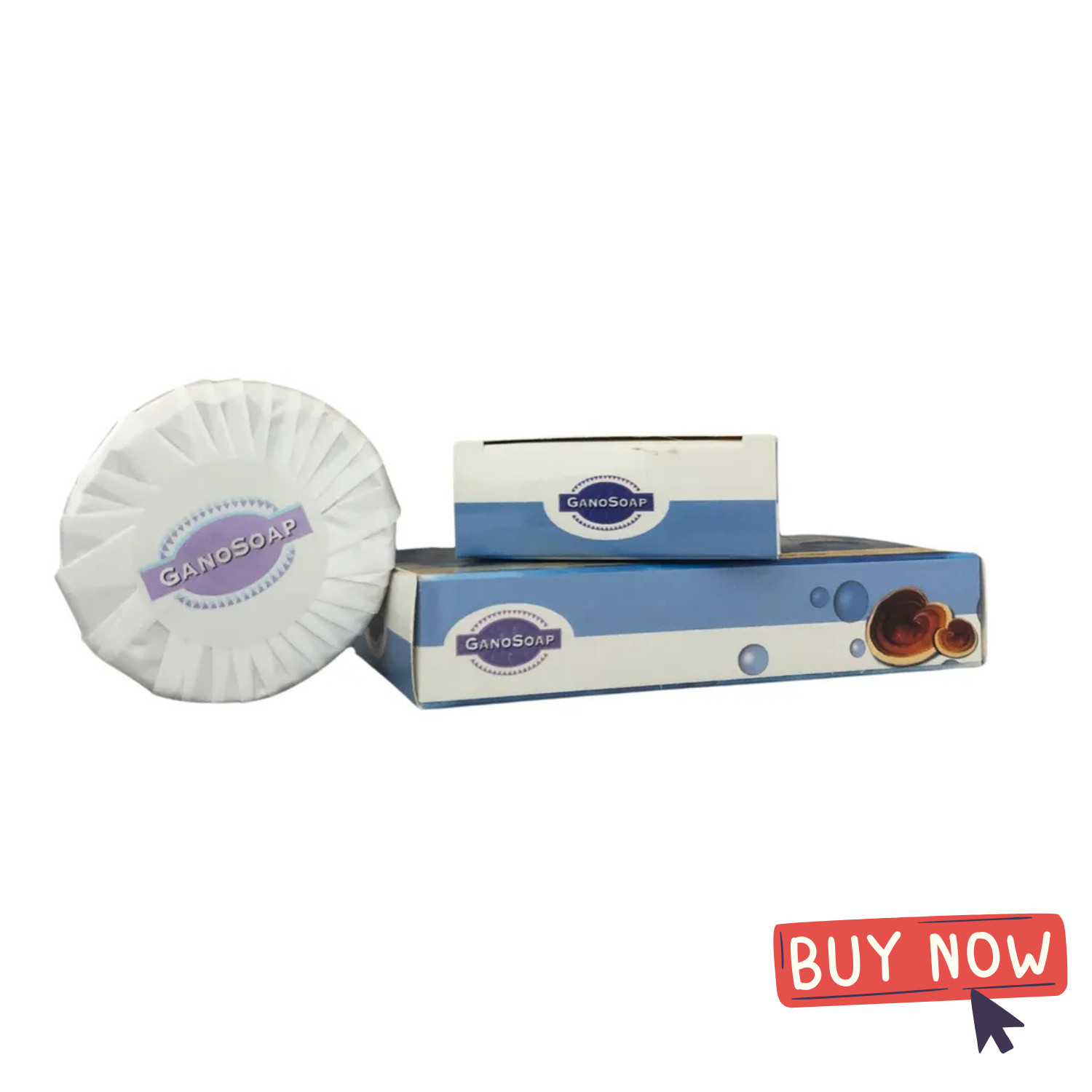 Gano Excel Soap Original Enrich Ganoderma Goat Milk 1 Box (2 pcs x 100g / Box)