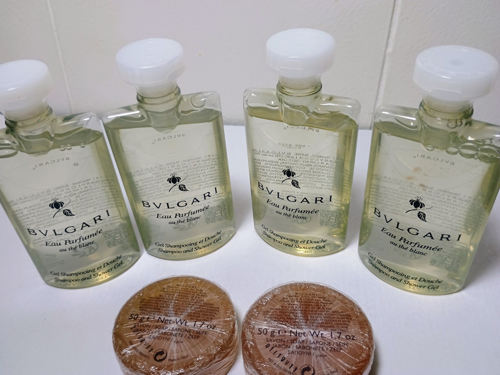 Bvlgari Lot White Tea Au the Blanc Shampoo/Glycerin Soap